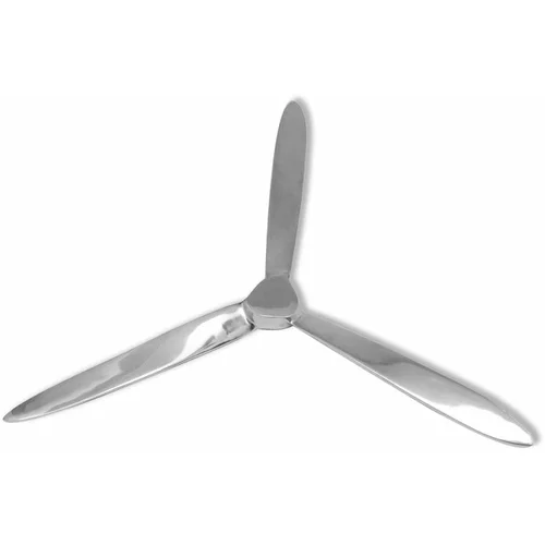  Stenski propeler aluminij srebrne barve 70 cm
