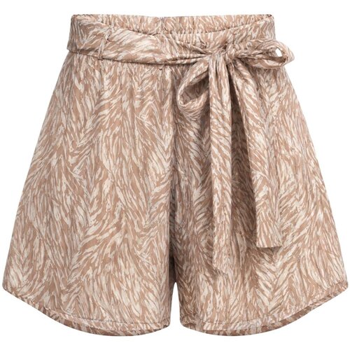 Ayfee Kratke hlače & Bermuda SHORTS CON CINTURA 451-PA26374 Bež Cene
