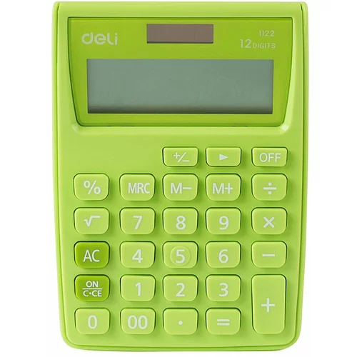 Deli Kalkulator 1122, zelen
