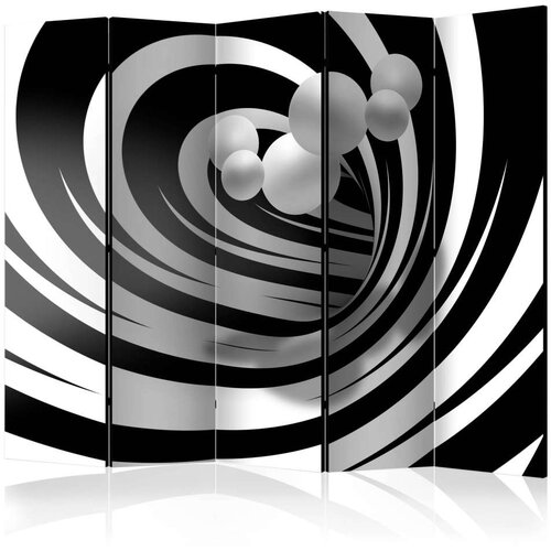  Paravan u 5 dijelova - Twisted In Black &amp;amp;amp White II [Room Dividers] 225x172 Slike