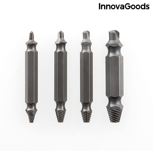 InnovaGoods Set Svrdla za Vađenje O&amp;scaron;tećenih Vijaka 4/1 Slike
