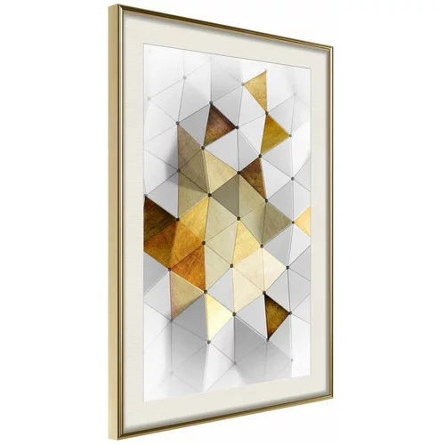  Poster - Gold-Plated Enamel 40x60