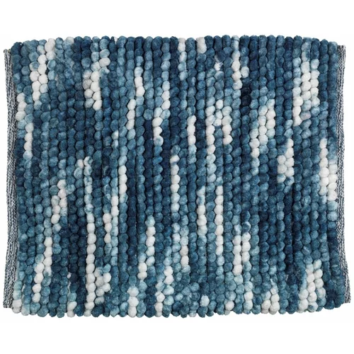 Wenko modra tekstilna kopalniška preproga 55x65 cm urdu – wenko