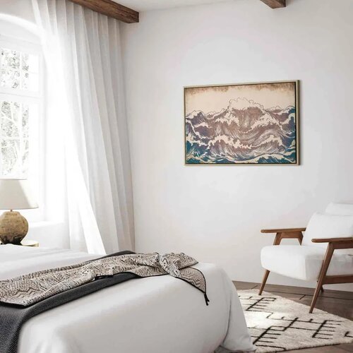  Slika - Giant waves 120x80 U prirodnom drvenom okviru Slike