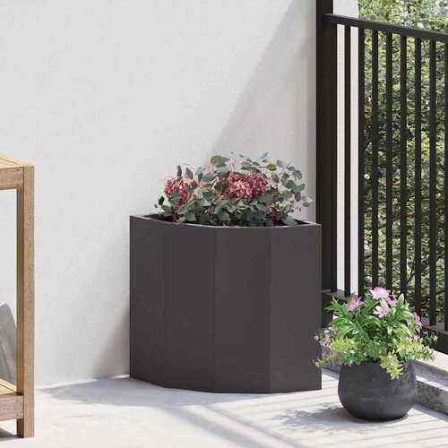 vidaXL Kutni Sadič Crna 30 x 30 x 35 cm Čelik Cene