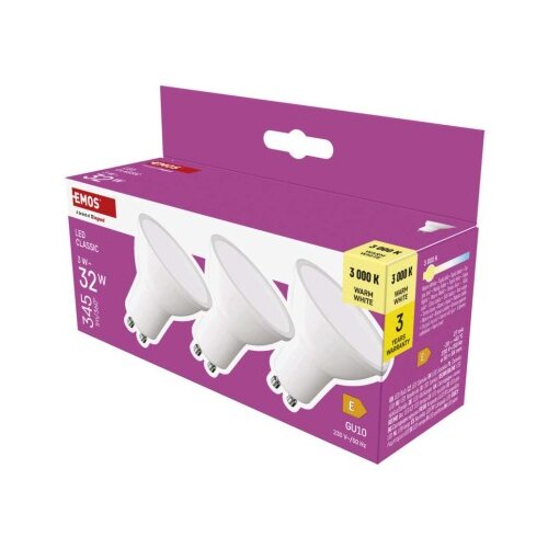  LED žarnica Classic MR16 / GU10 / 3 W (32 W) / 345 lm / Toplo bel 3/1 Cene