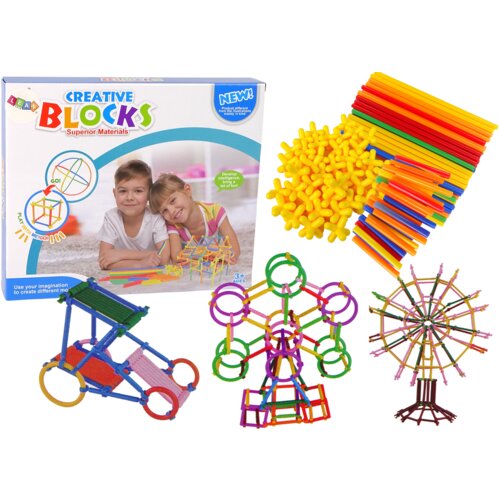  Set za građenje raznih oblika - straws Slike