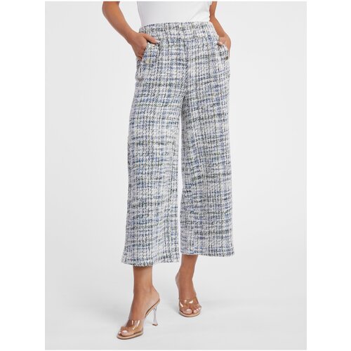 Orsay Blue cream women's tweed culottes - Women Cijene