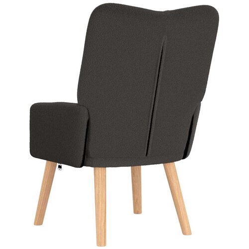  Fotelja Tamno siva 63 x 67 x 94 cm Vuna i Plywood Slike