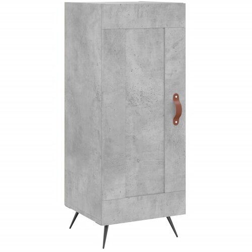  Komoda siva boja betona 34,5x34x90 cm od konstruiranog drva Slike