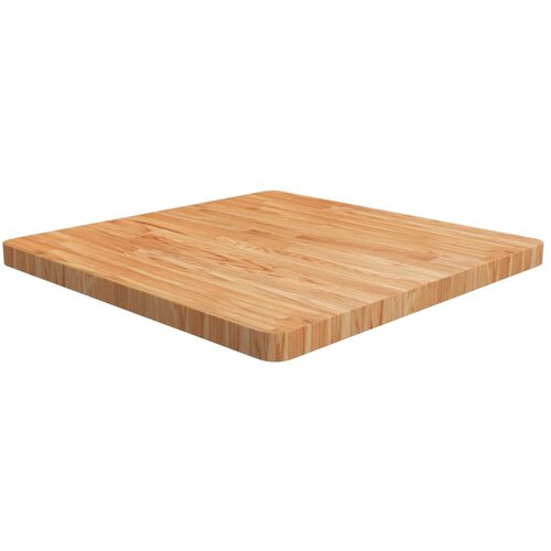 vidaXL Četvrtasta stolna ploča smeđa 70x70x4 cm tretirana hrastovina Cene