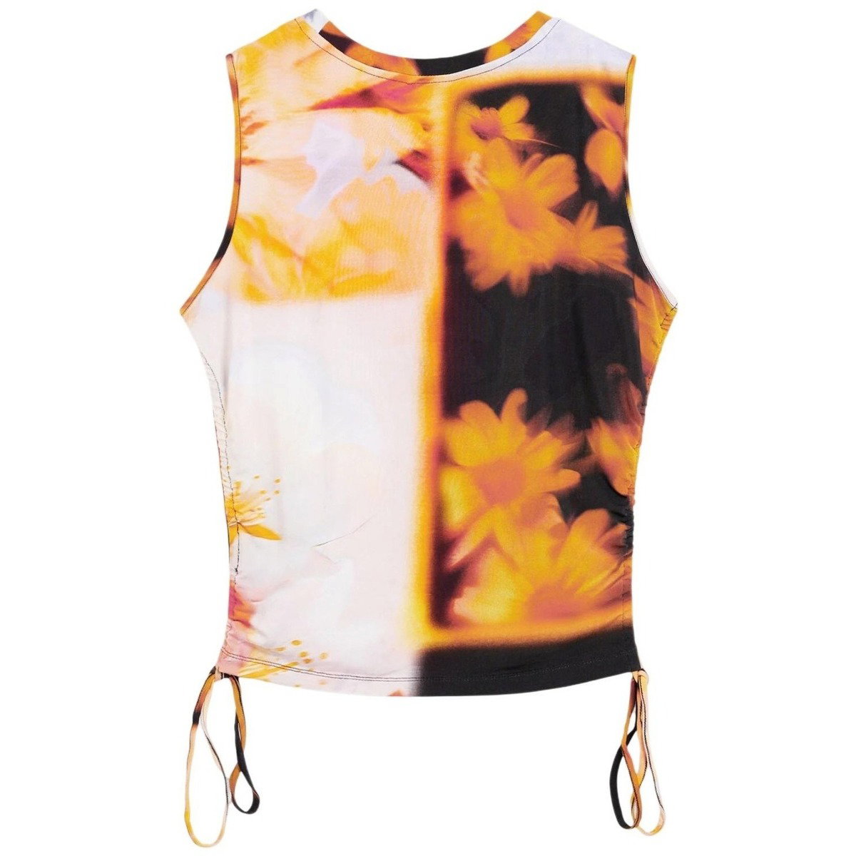 Desigual Majice brez rokavov TS_BOLONIA 26SWTK47 Rumena Cene