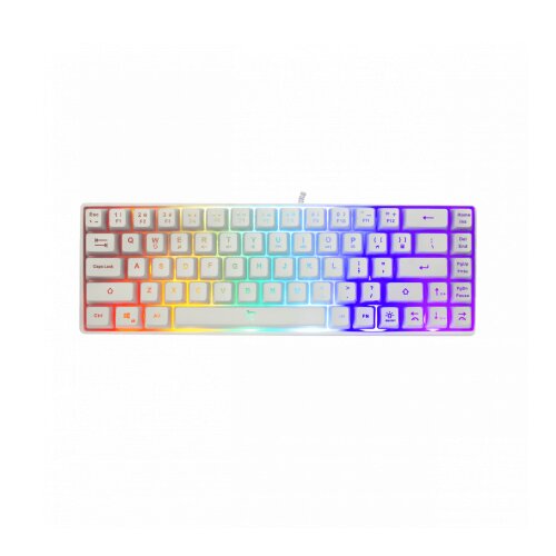WHITESHARK GK 2201 RONIN White Keyboard - US Cene
