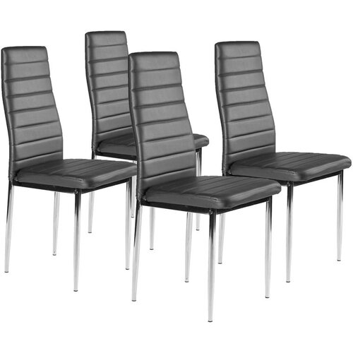  Set garniture od 4 stolice - siva Cene