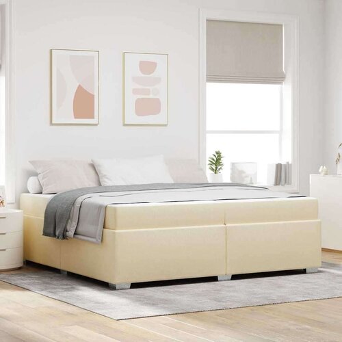  Konstrukcija postelje krema 200 x 200 cm blago, (5000069861) Cene