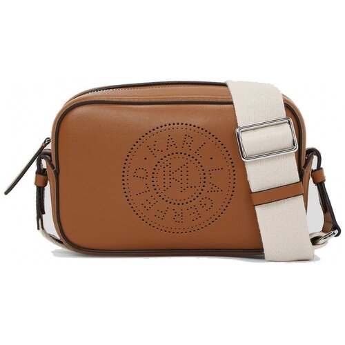 Karl Lagerfeld Torbe CIRLCE CAMERA BAG PERFORAT Kostanjeva Cene