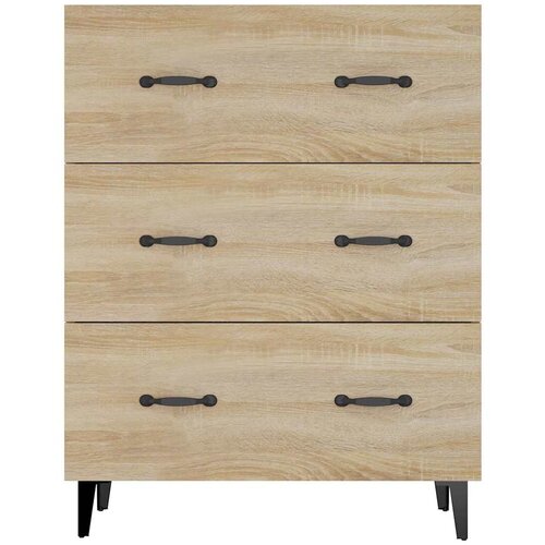  Komoda boja hrasta sonome 69,5x34x90 cm od konstruiranog drva Slike