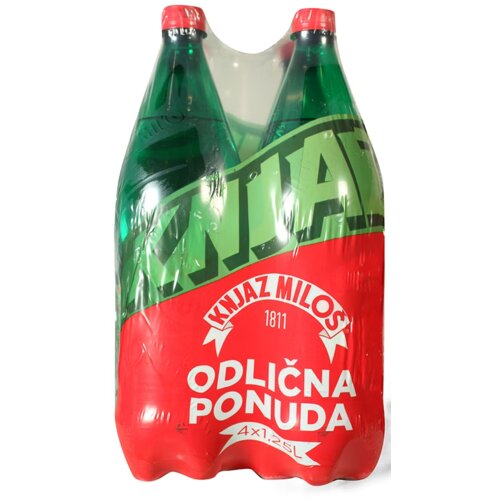 Knjaz Miloš Gazirana voda KNJAZ MILOŠ 4x1,25l Cene