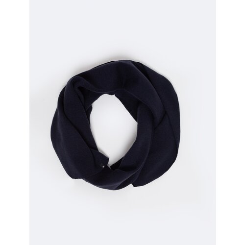 Big Star Man's Scarf 310056 403 Navy Blue Slike