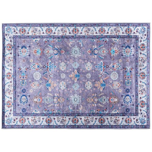  protuklizni orijentalni tepih print shine 160x230 cm, plave boje Cene