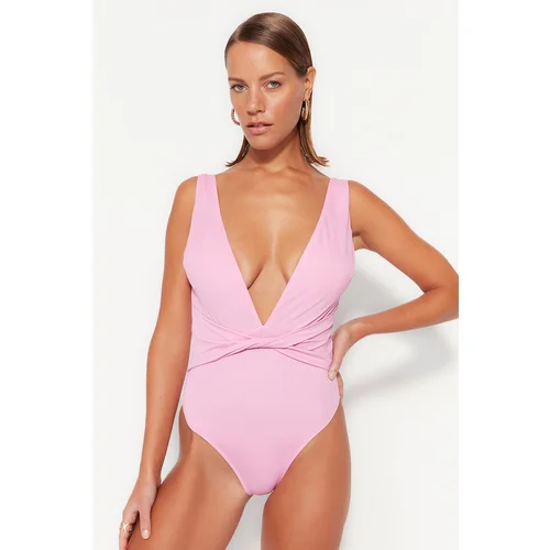 Trendyol Swimsuit - Pink - Plain