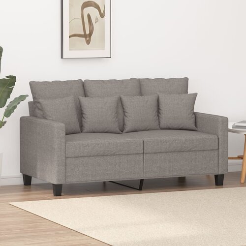 vidaXL Dvosjed od tkanine smeđesivi 120 cm Cijene