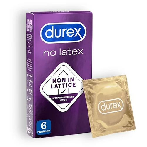 Durex NO LATEX CONDOMS 6 UNITS