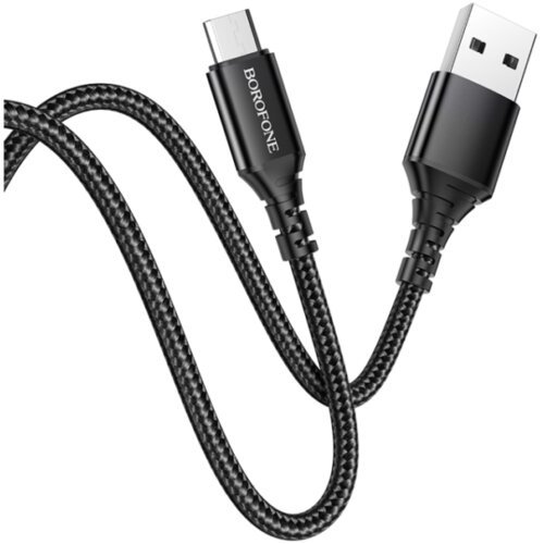  USB kabal 1m BOROFONE BX54 Ultra bright charging data Micro black Cene