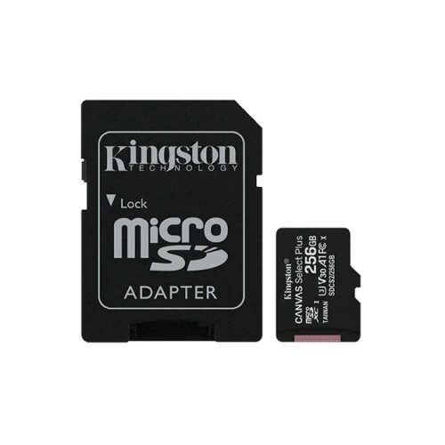 Kingston 256GB Micro SD class 10 100mb/s + adapter Cene