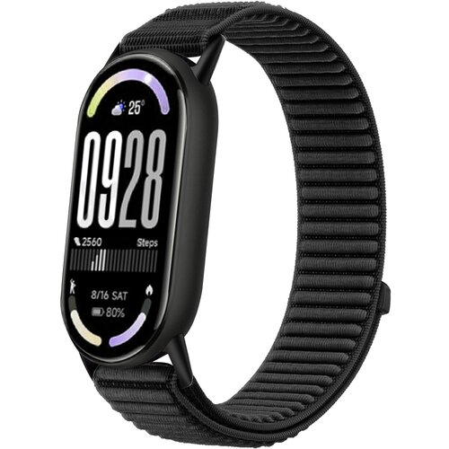 INF Združljiv z Xiaomi Mi Band 10/9/8 Series najlonski pa&scaron;ček z vzorcem gora Black, (5000078835) Cene