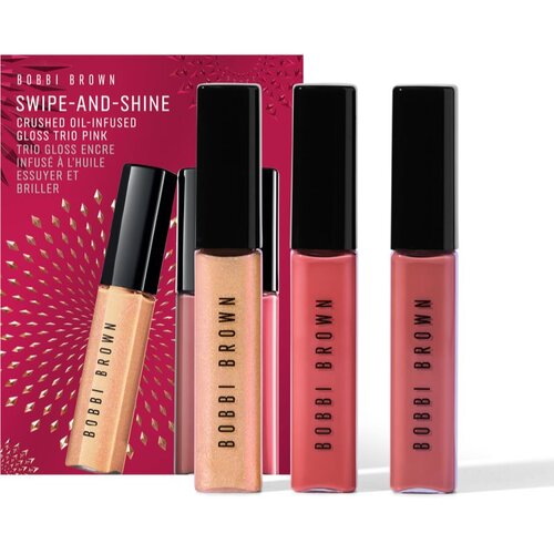 Bobbi Brown Holiday Swipe-and-Shine Crushed Oil-Infused Gloss Trio set hidratantnih sjajila za usne Slike