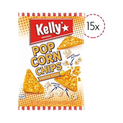 Kelly&amp;#039;s popcornchips cheese - 15 kosov Slike