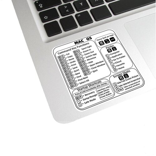INF Nalepke za bližnjice na tipkovnici za Mac OS, (21536295) Cene