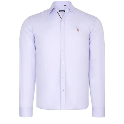 Dewberry G674 MENS SHIRT-LILAC