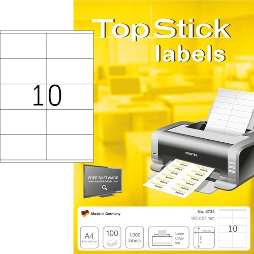 Herma Etikete topstick, 105x57 mm, 100/1 HER8734 Cene
