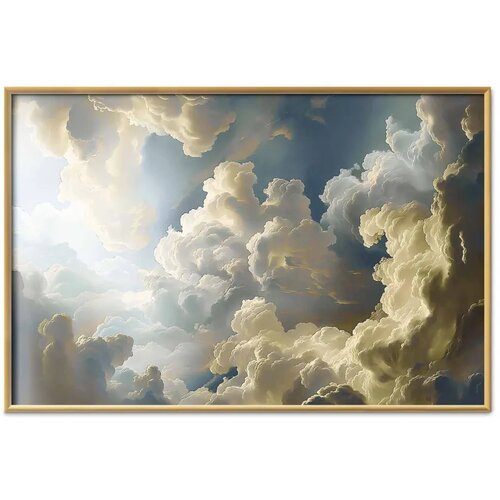  Plakat Sun and Shadows: A Theatrical Show of Nature High Above the Ground 30x21 Zlatni okvir Slike