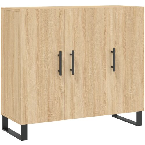  Komoda boja hrasta sonome 90x34x80 cm od konstruiranog drva Slike