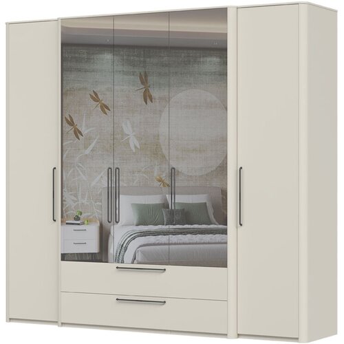 Jela Jagodina Plakar P52-3OG/AI Air, 246x225x61 cm, Beli Slike