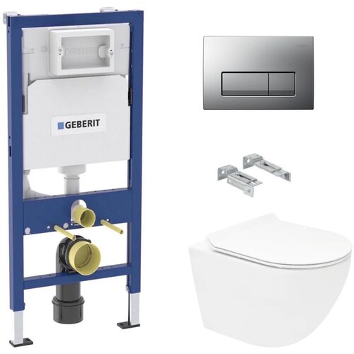 Geberit KOGEDSLINEWC01TD50KM S-Line WC &scaron;koljka s kompletom Duofix 458.103.00.2 Delta50 Cene