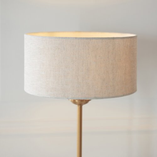  Endon 110728 - Stona lampa HIGHCLERE 1xE14/7W/230V bež/mesing Slike