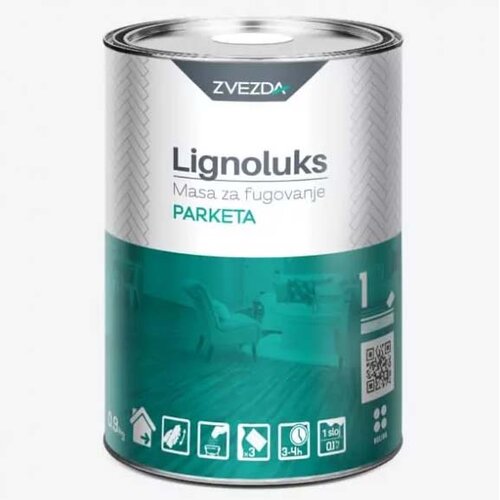 Zvezda Lignoluks Masa za fugovanje parketa, 4 kg Slike