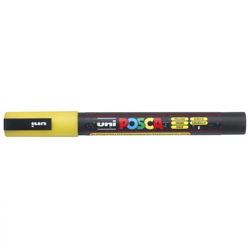 POSCA UNI marker pc-3ml glitter žuti