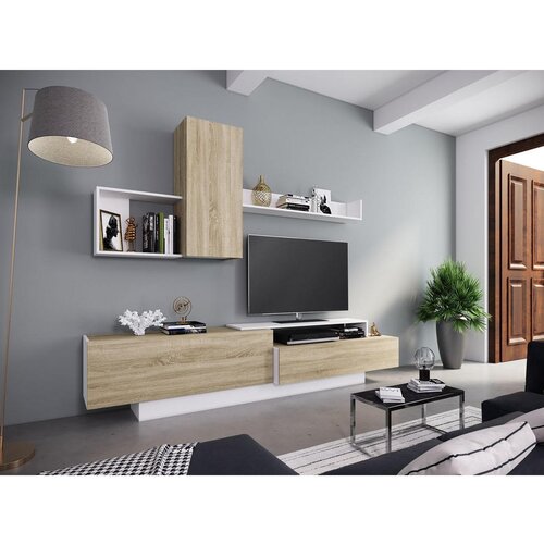 Lesnina-XXXL dnevni regal, bela Slike