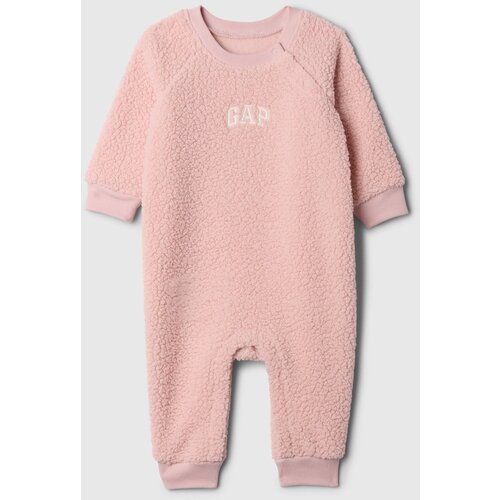 GAP Baby sherpa jumpsuit with logo - Girls Slike
