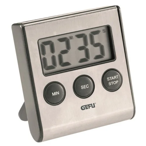 Gefu CONTARE Digital kitchen timer Black, Stainless steel