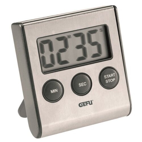 Gefu CONTARE Digital kitchen timer Black, Stainless steel Slike