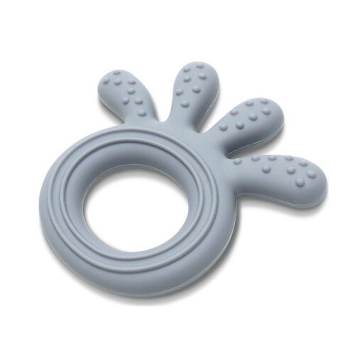 Lorelli silikonska glodalica za bebe octopus - natural grey ( 10210860003 ) Slike
