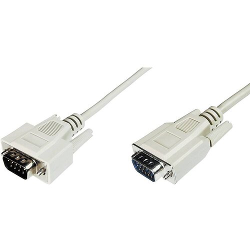 Digitus VGA priključni kabel VGA 15-polni vtič\, VGA 15-polni vtič 3.00 m siva AK-310100-030-E lahko se privije VGA kabel, (20410789) Cene