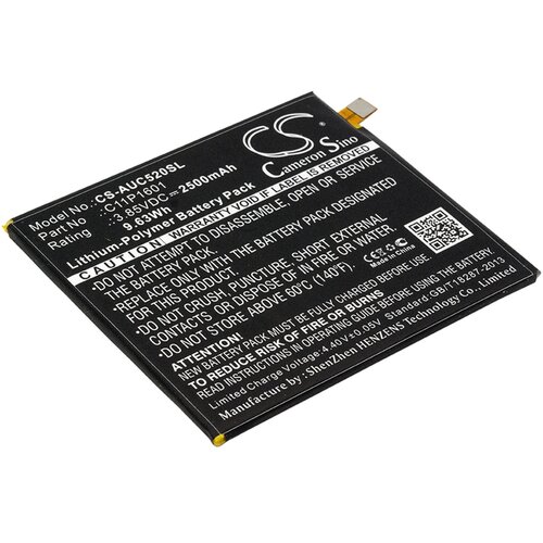 VHBW Baterija za Asus ZenFone 3 5.2 / ZE520KL, 2500 mAh Cene