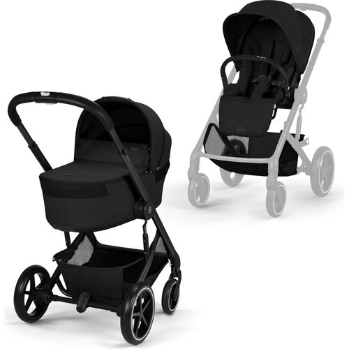 Cybex Gold® dječja kolica balios&trade; s lux sa sklopivom ko&scaron;arom moon black (black frame) Cijene